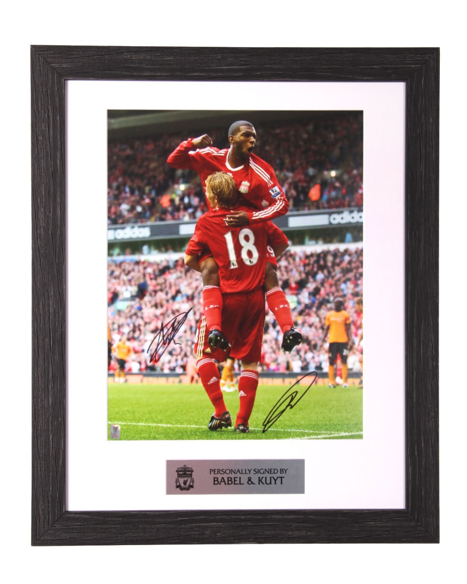 LFC Signed Babel & Kuyt Image - Image 1