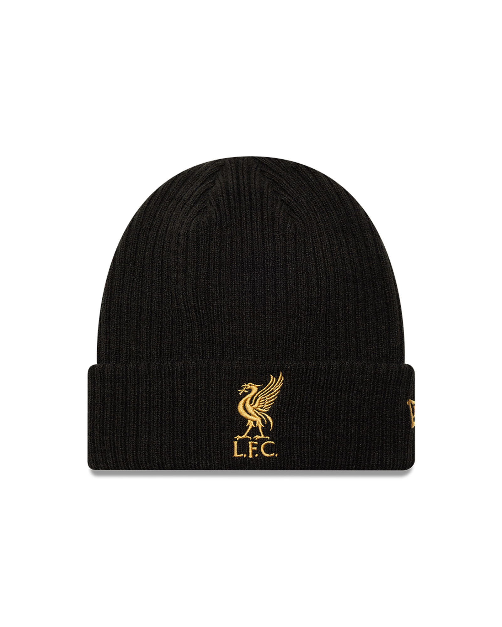 Gorro LFC New Era para adultos con puños acanalados, color negro - Image 1