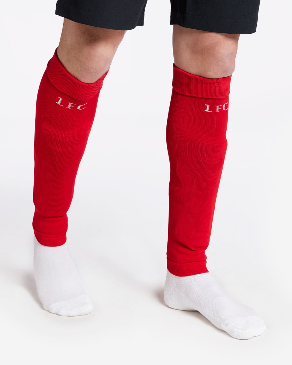 LFC Adults Calf Sleeves Red - Image 2