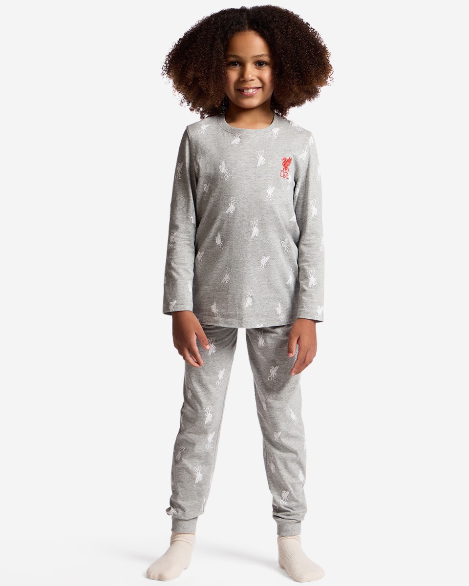 LFC Juniors Langt Pyjamasæt til piger Grå - Image 1