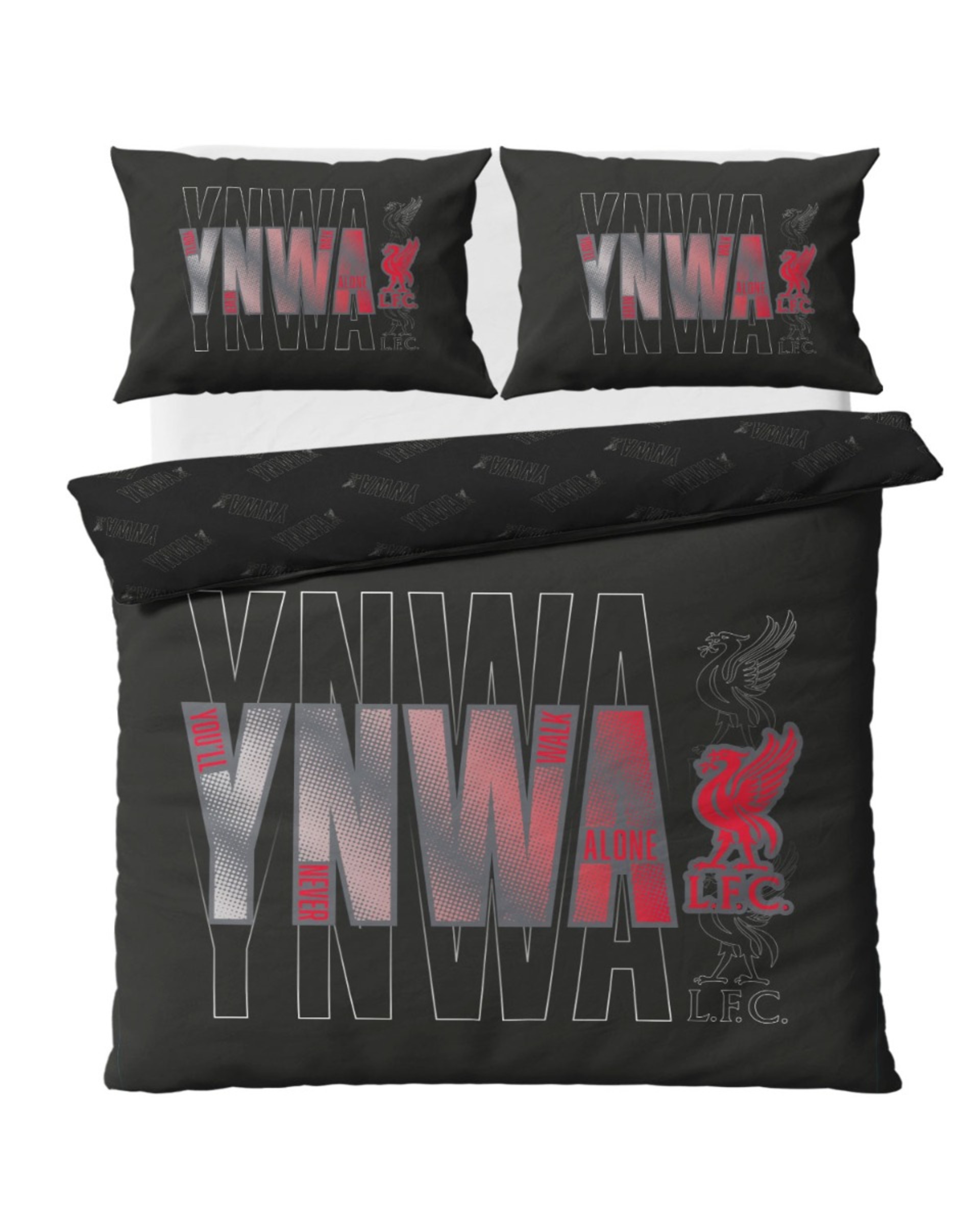 ชุดผ้านวมคู่รุ่น LFC YNWA สีดำ - Image 1