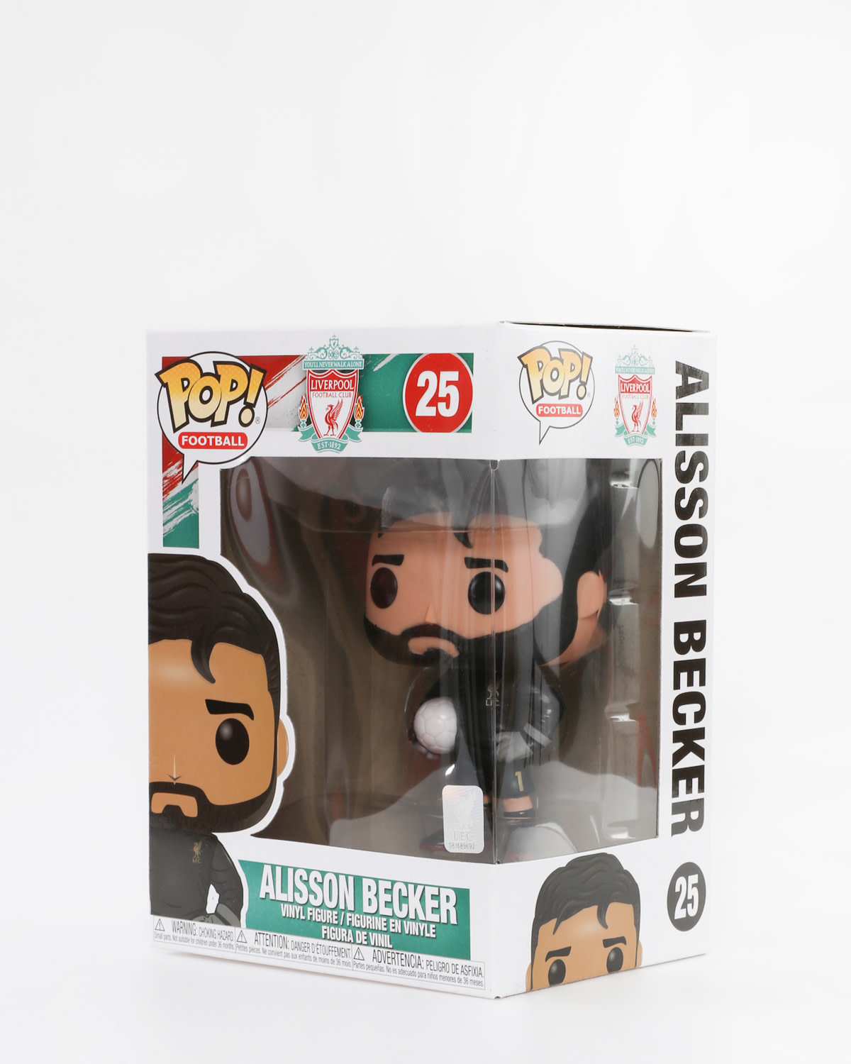 LFC Alisson Becker Funko Pop! Vinyl Figurine - Image 2