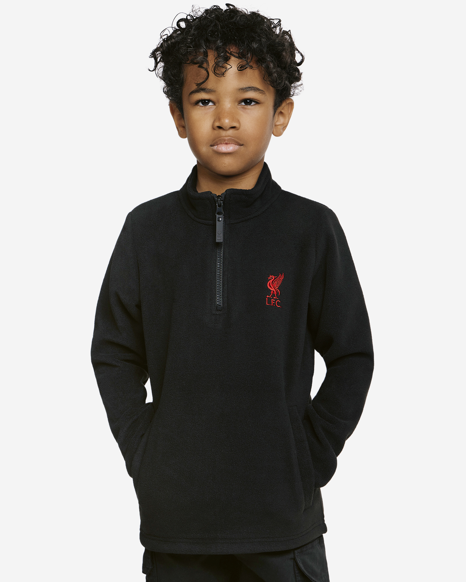 LFC Infants Quarter Zip Fleece Black - Image 1
