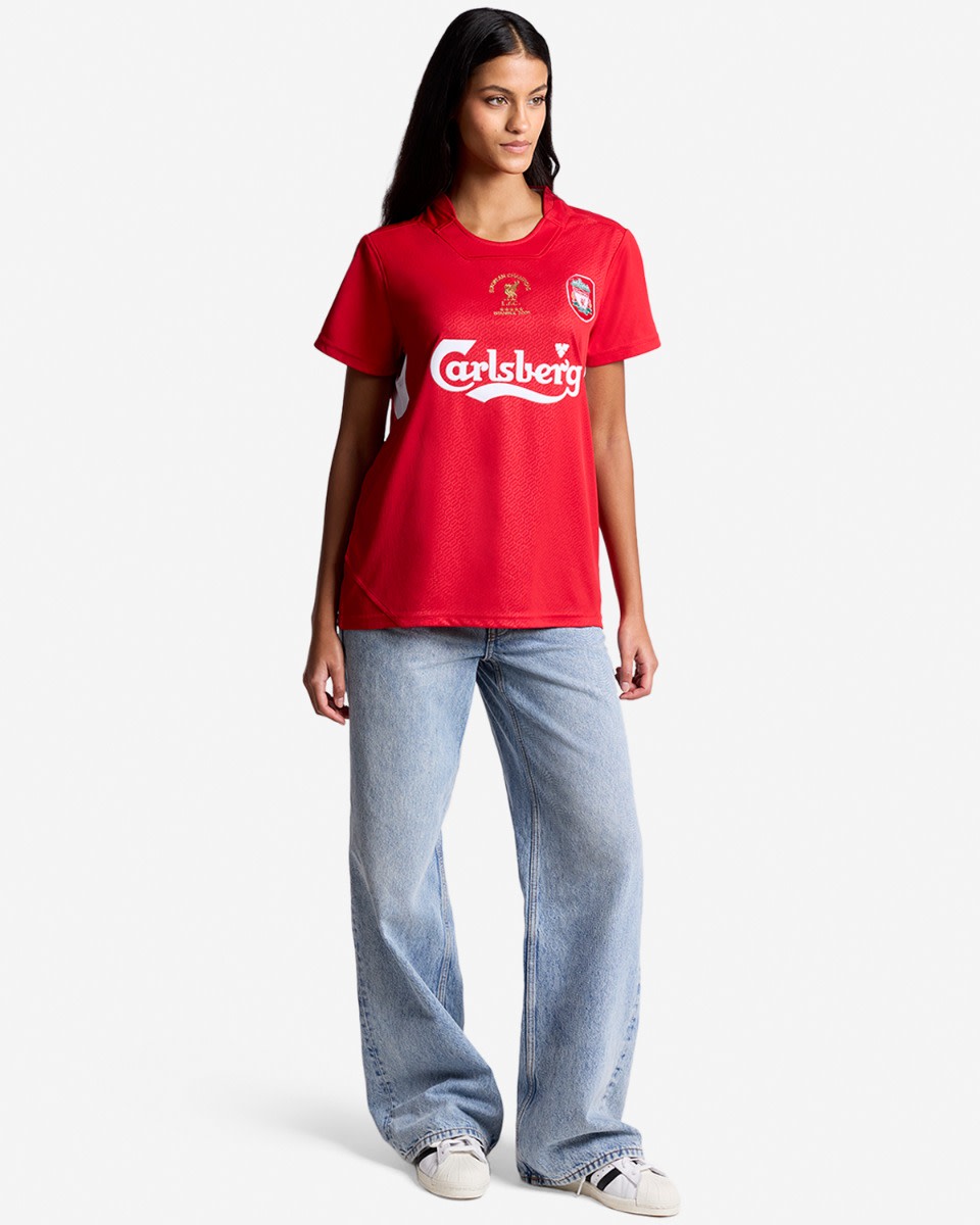 LFC Retro Womens 2005 Istanbul Shirt - Image 4