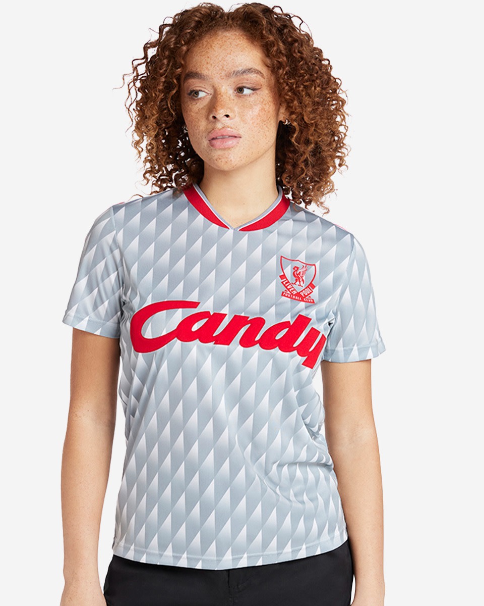 LFC Womens Retro 1989-91 Away Shirt - Image 1