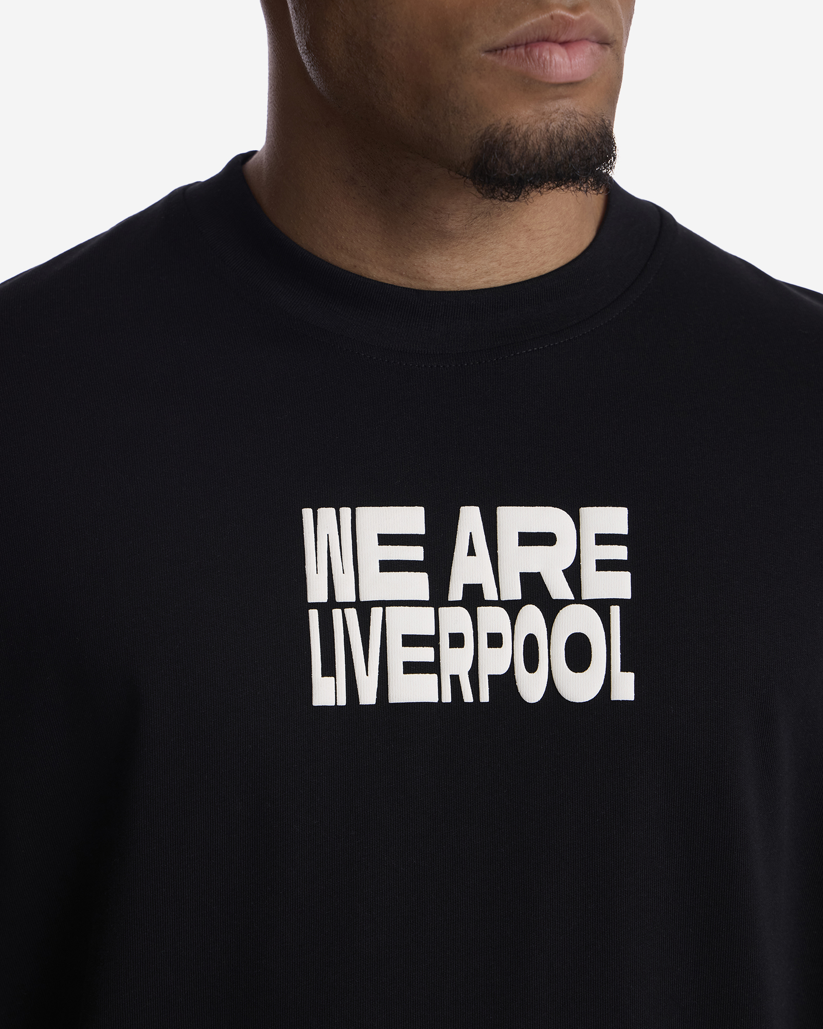 Camiseta extragrande para hombre LFC We Are Liverpool, negra - Image 4