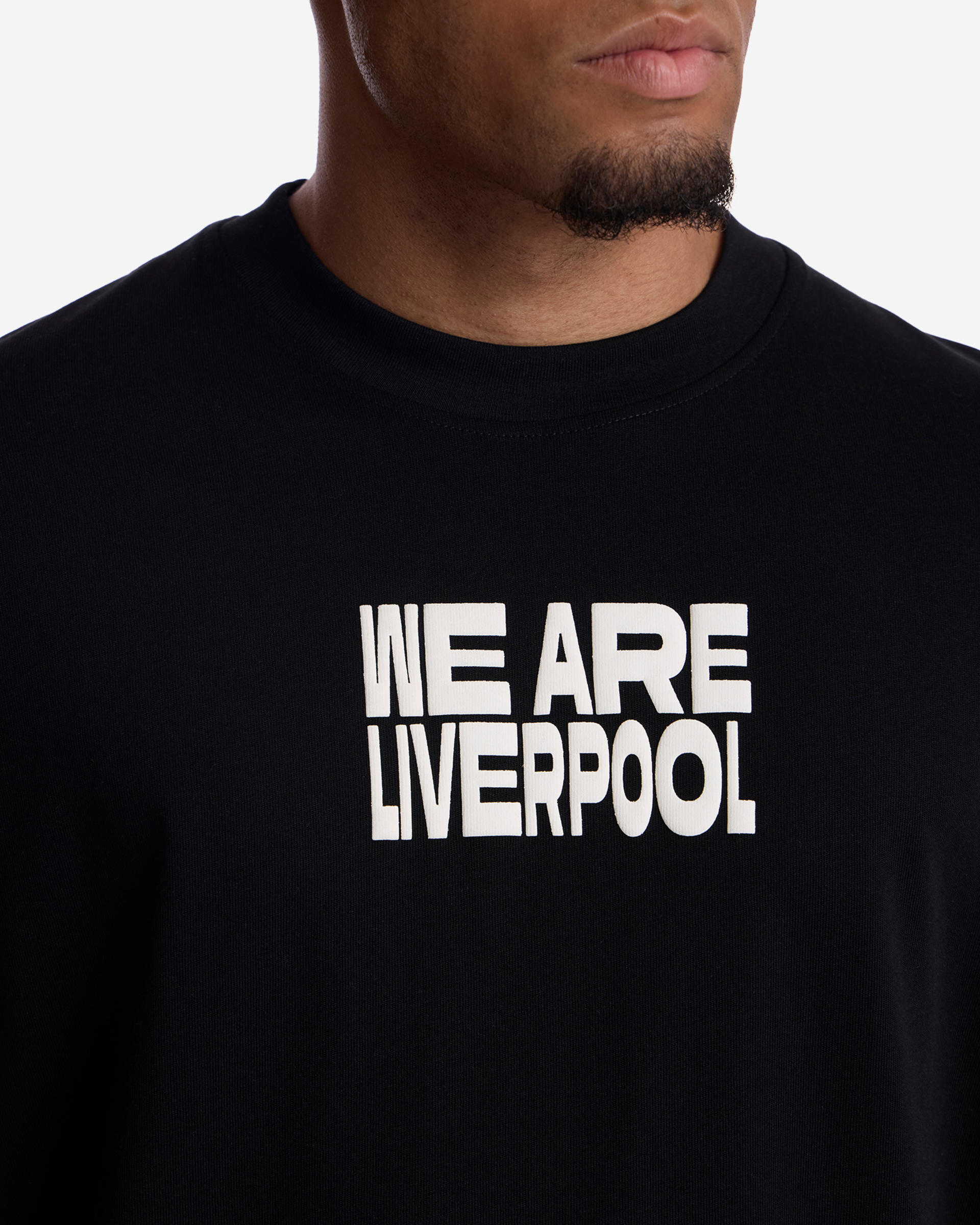 Camiseta extragrande para hombre LFC We Are Liverpool, negra - Image 4