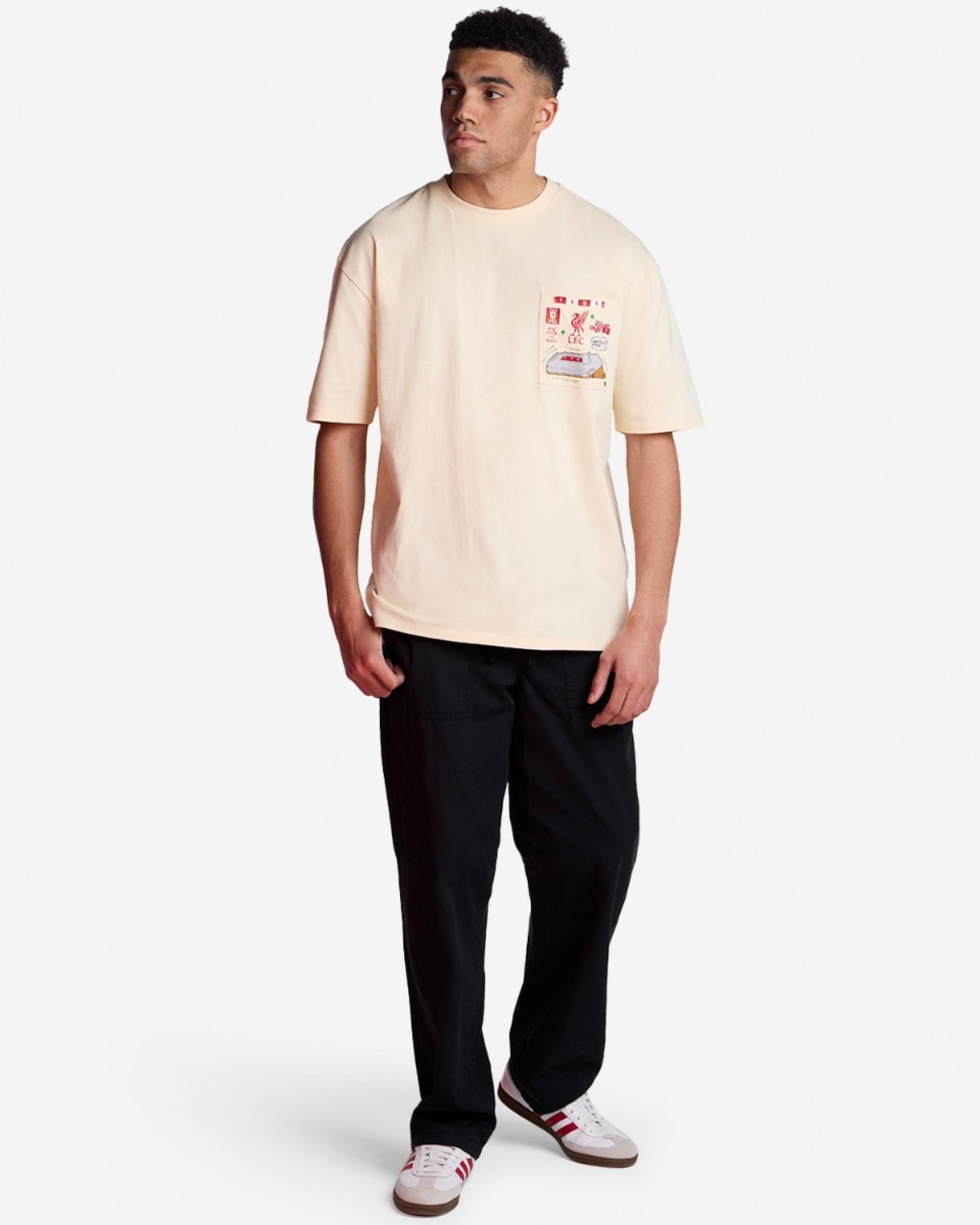 Camiseta extragrande LFC Landmarks para hombre, color crudo - Image 3