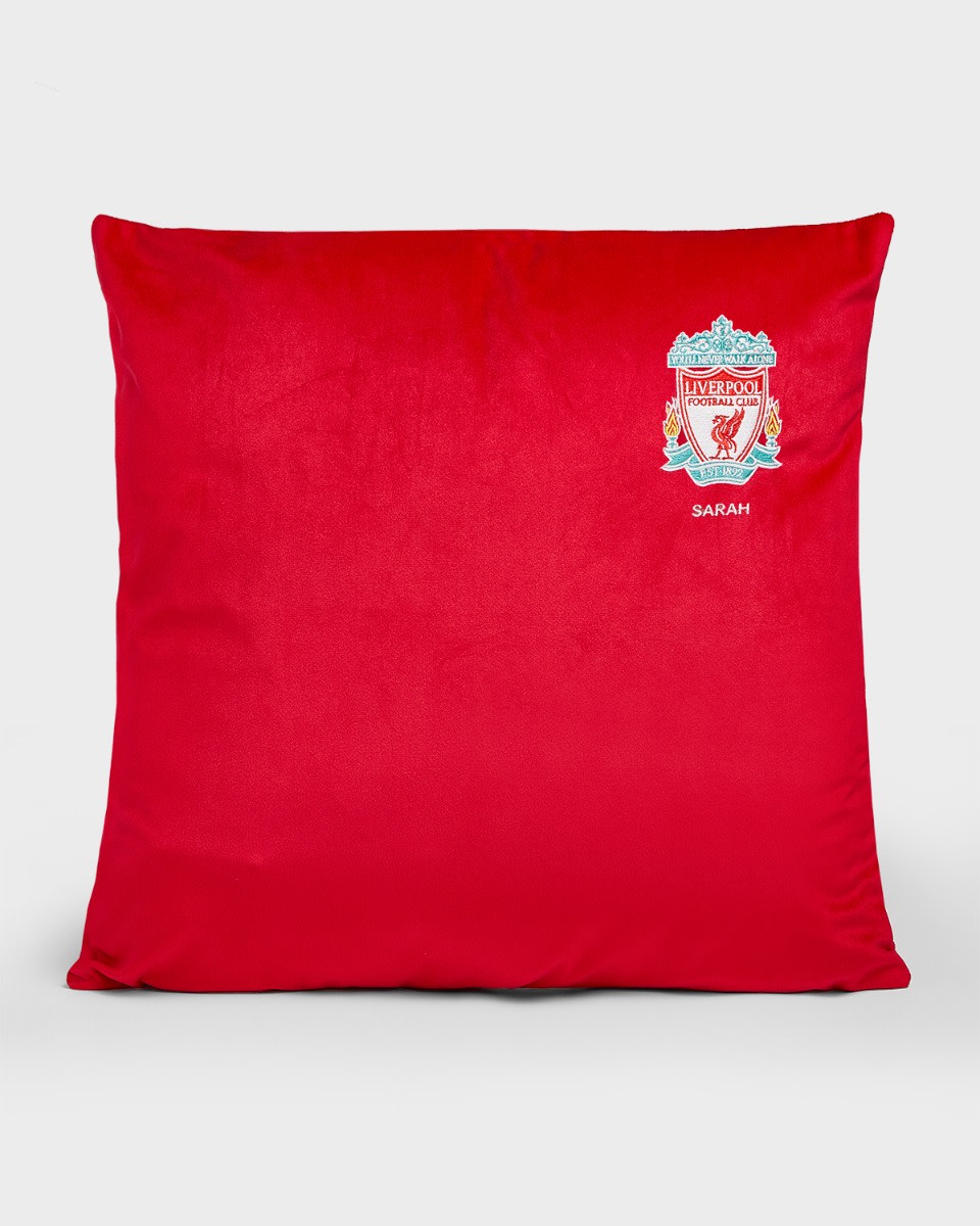 LFC Personalised Crest Cushion - Image 1