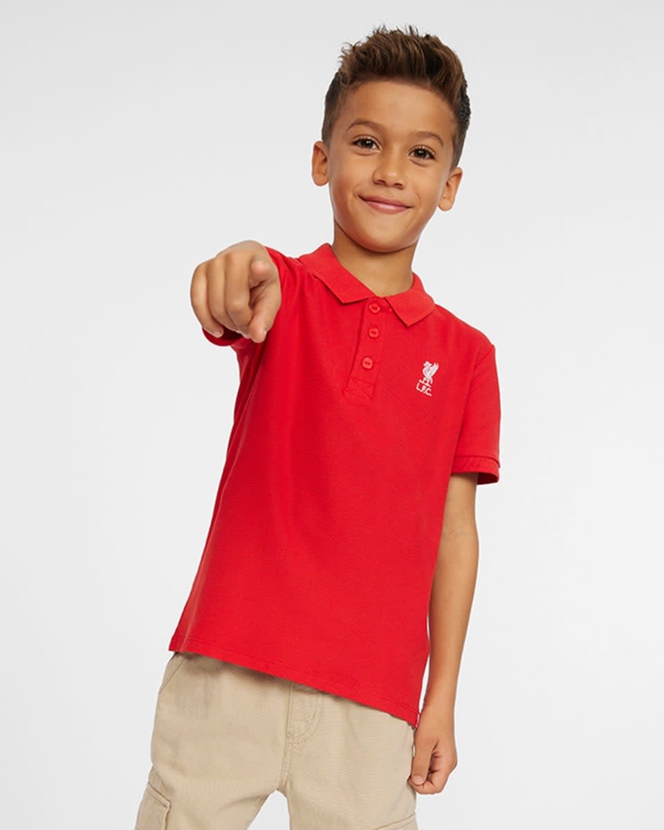 LFC Spædbørn Kortærmet Rød Polo - Image 2