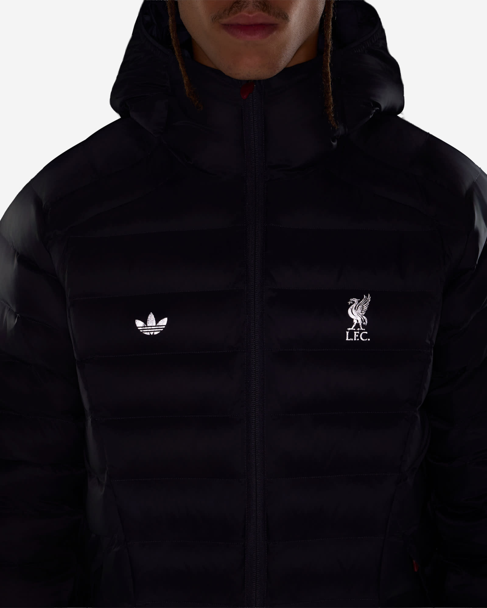 LFC adidas Herr Teamgeist 26 vadderad jacka Mörkgrå - Image 4