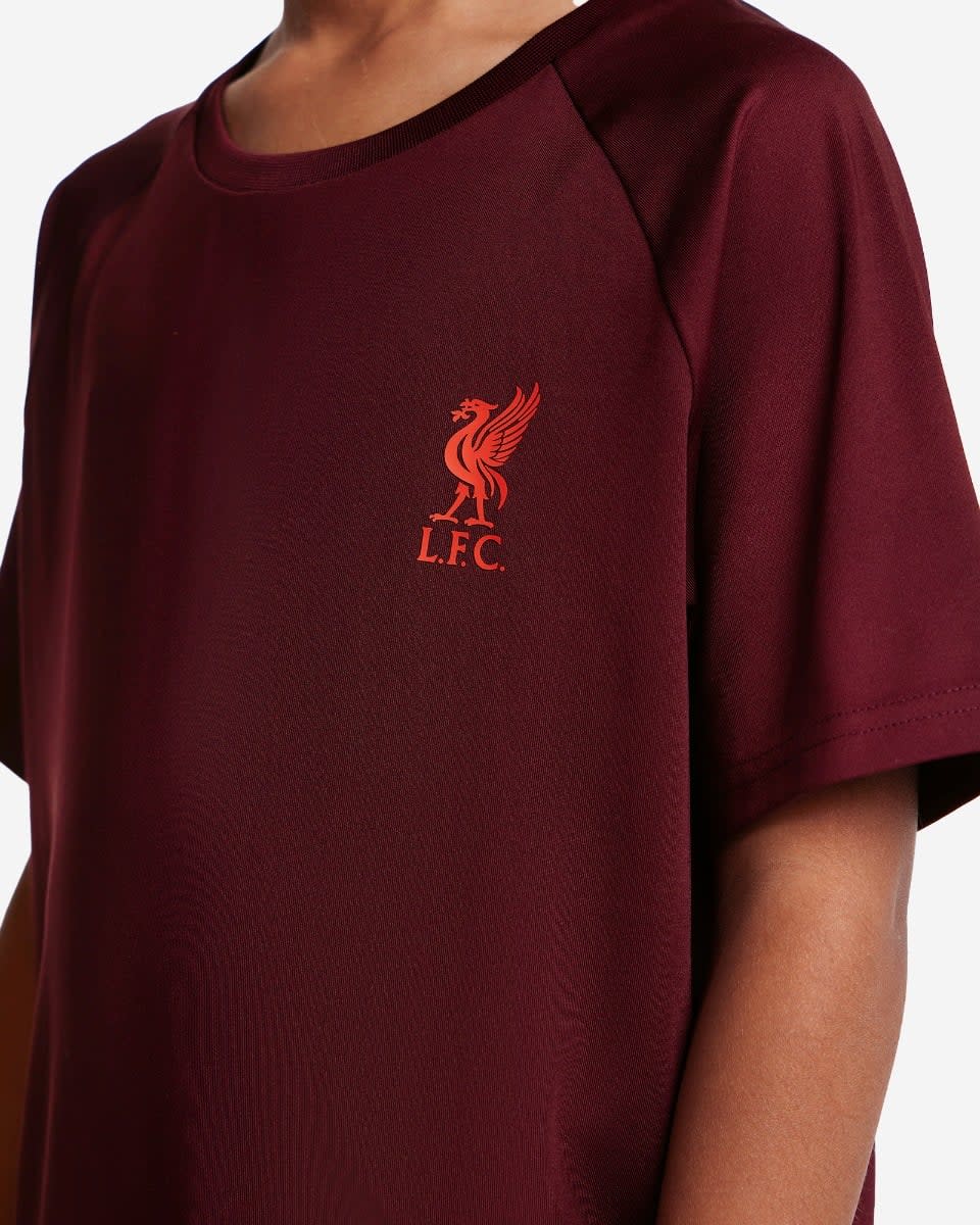 LFC Infants Raglan Tee Dark Red - Image 2