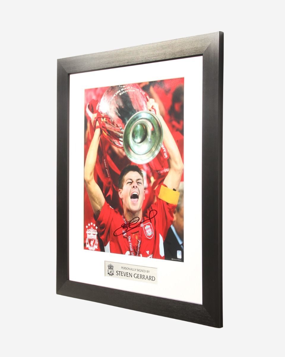 Image 12 x 16 signée Gerrard par le LFC - Image 2