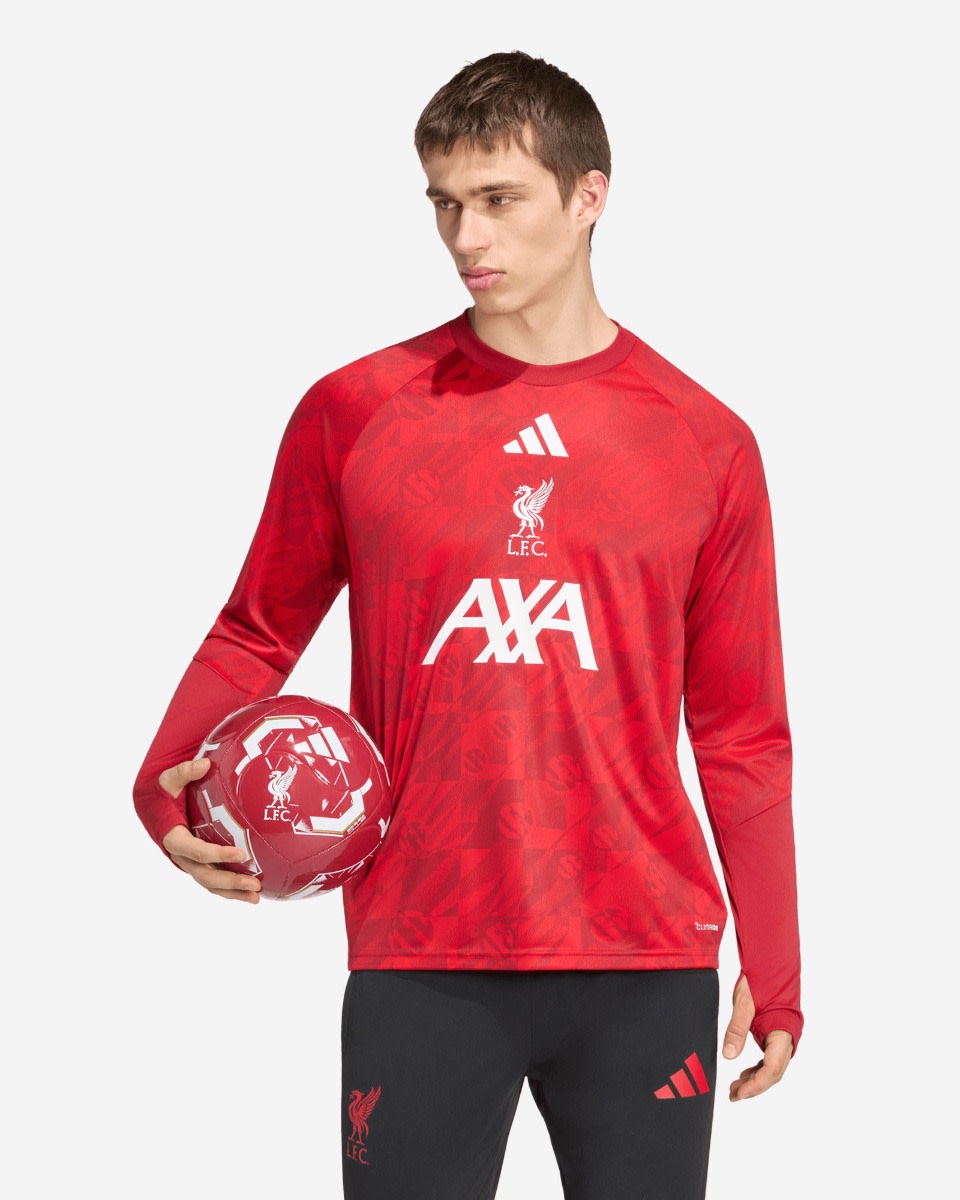 LFC adidas Mens 26/27 Pre-Match Warm Top - Image 1