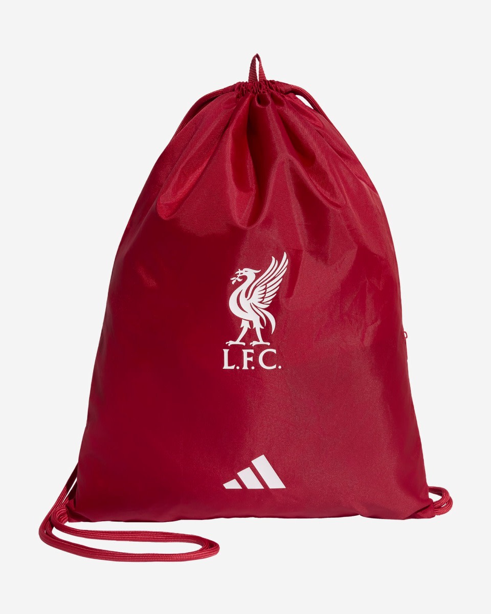 LFC adidas Gymsack Active Maroon & White - Image 1