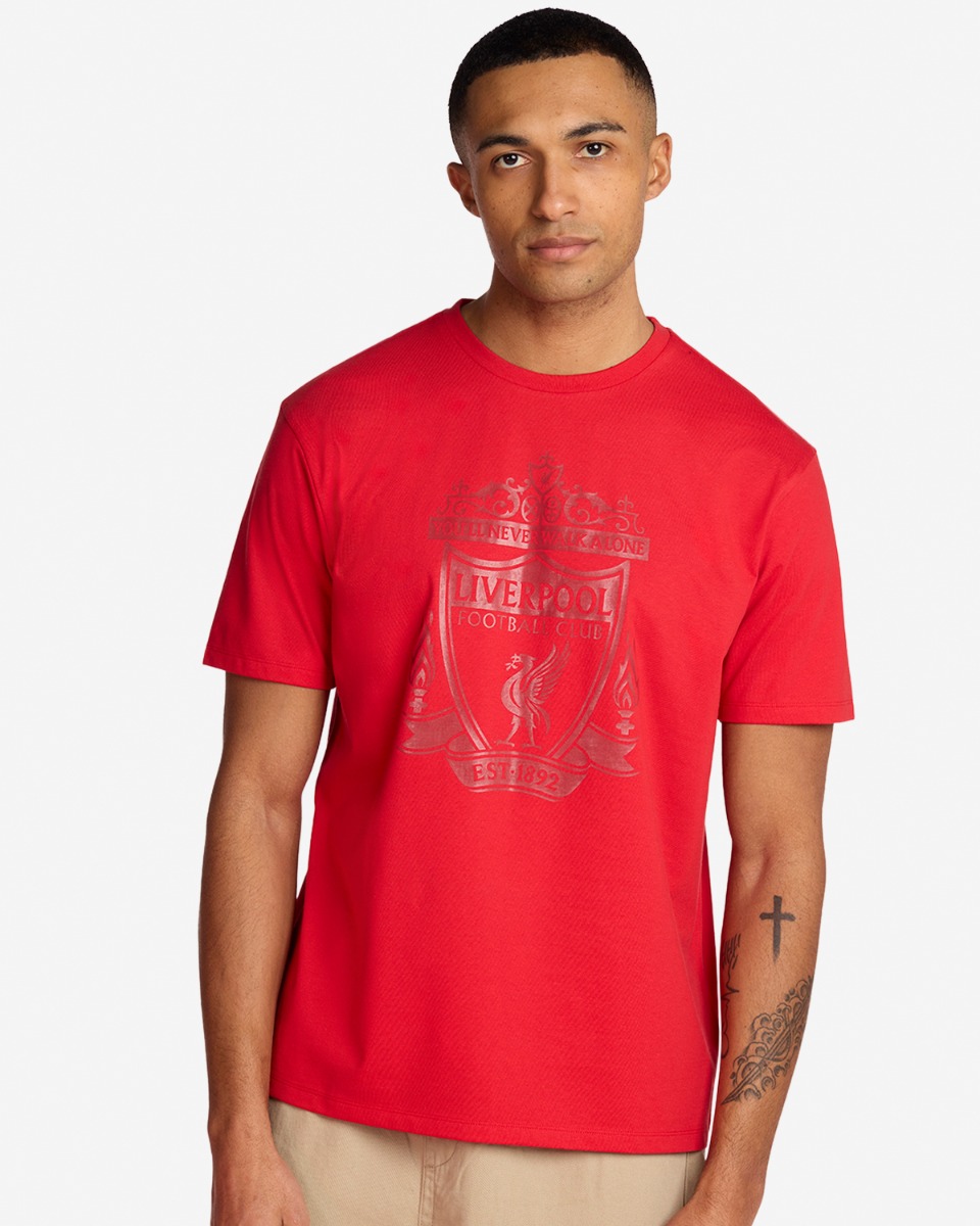 LFC メンズクレストTシャツレッド - Image 1