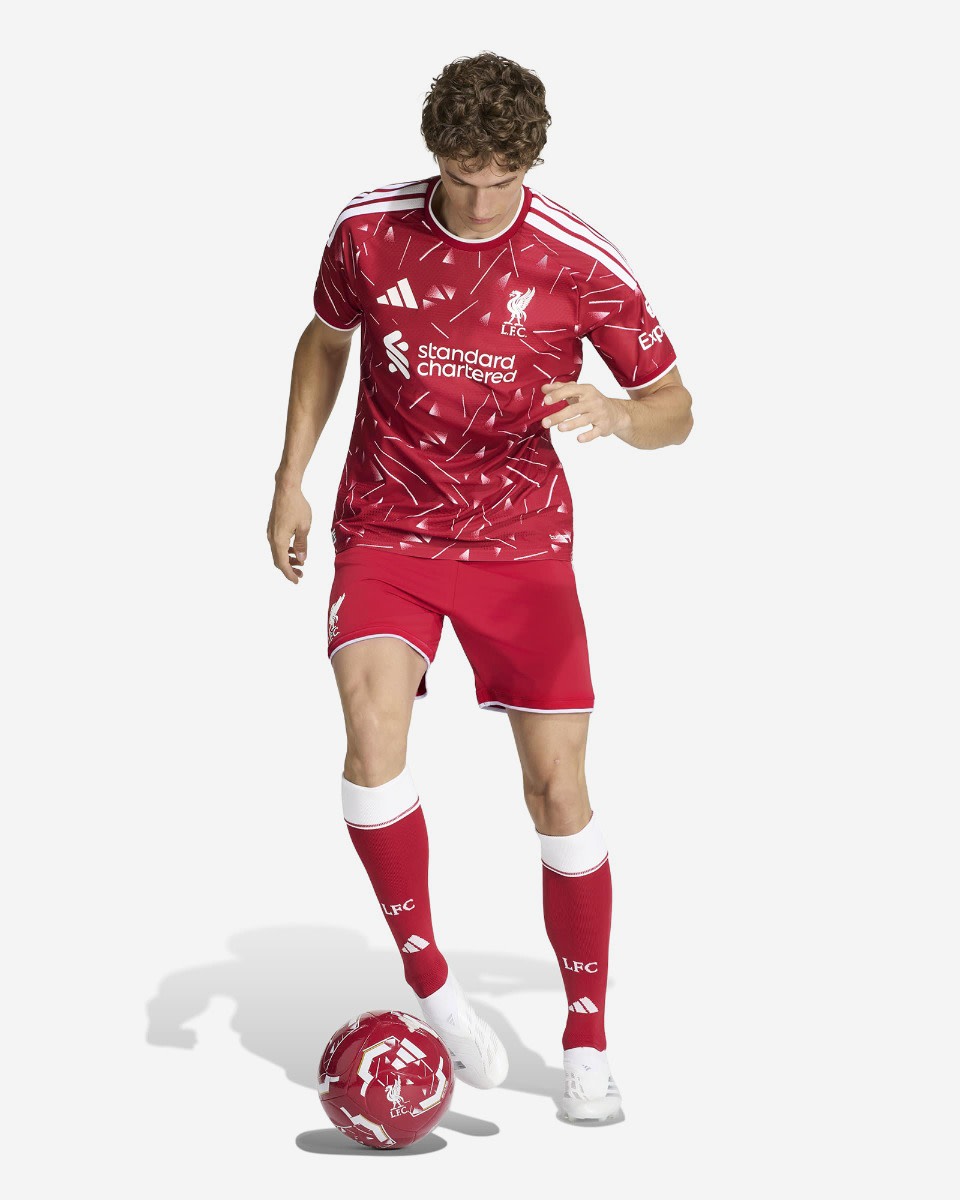 LFC 아디다스 남성용 26/27 어센틱 홈 쇼츠 - Image 3