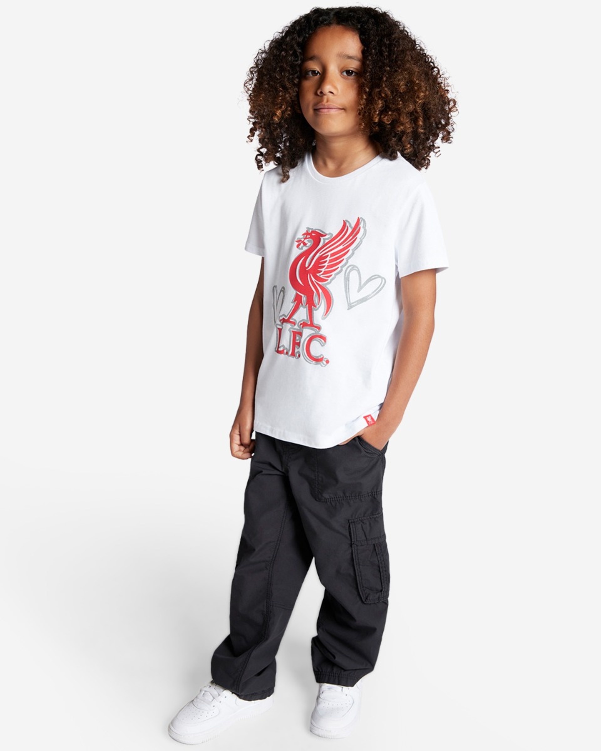 LFC Spædbørn Hjerte Liverpool T-shirt Hvid - Image 3