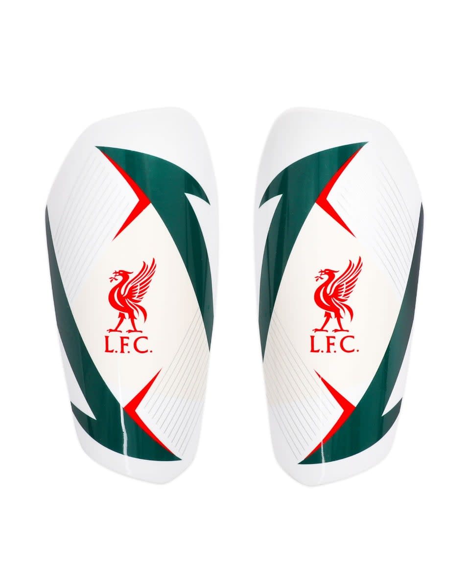 LFC Youth Shinguards White & Black - Image 1