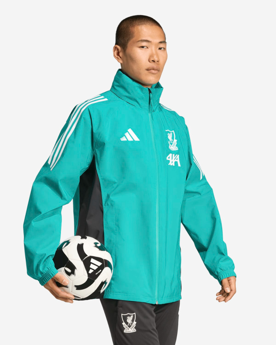 LFC 아디다스 남성용 25/26 유러피언 레인 재킷 - Image 3