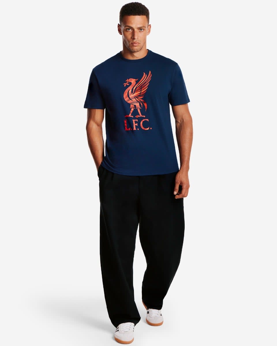 LFC Herre Liverbird Swirl Tee Navy - Image 1