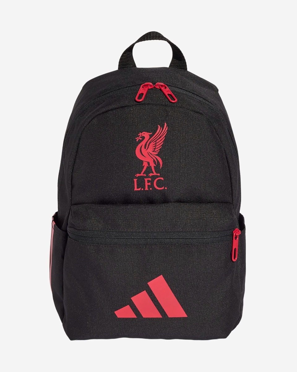 LFC adidas Youth Ryggsäckar Svart & Jordgubbsröd - Image 1