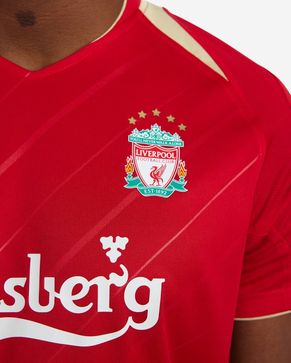 LFC Adults Retro 05-06 European Home Shirt - Image 4