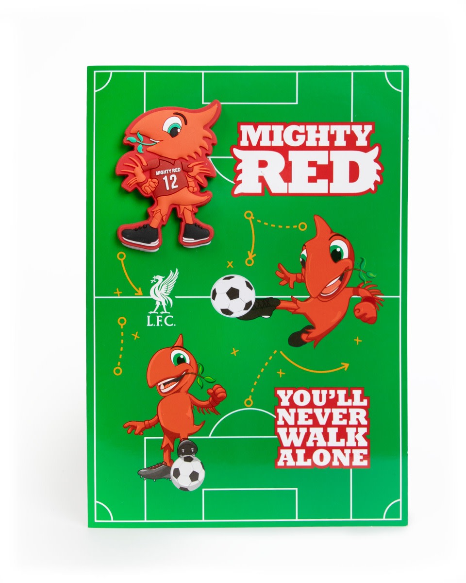LFC Mighty Red Badge Card - Image 1