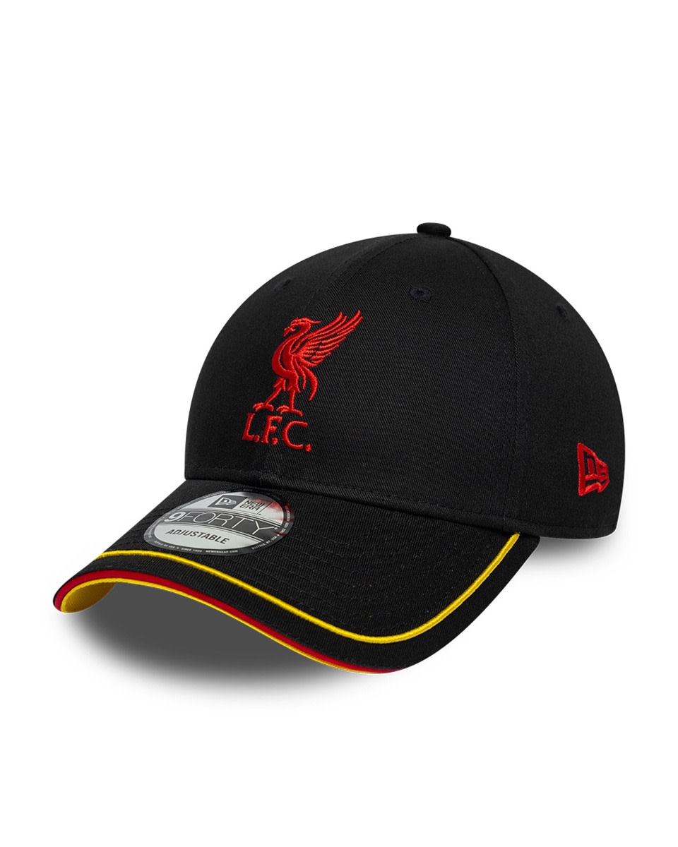 LFC New Era Adults 9FORTY Germany Cap Black - Image 3