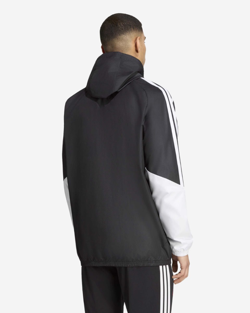 LFC adidas Mens 26/27 Tiro All-Weather Jacket Black - Image 2
