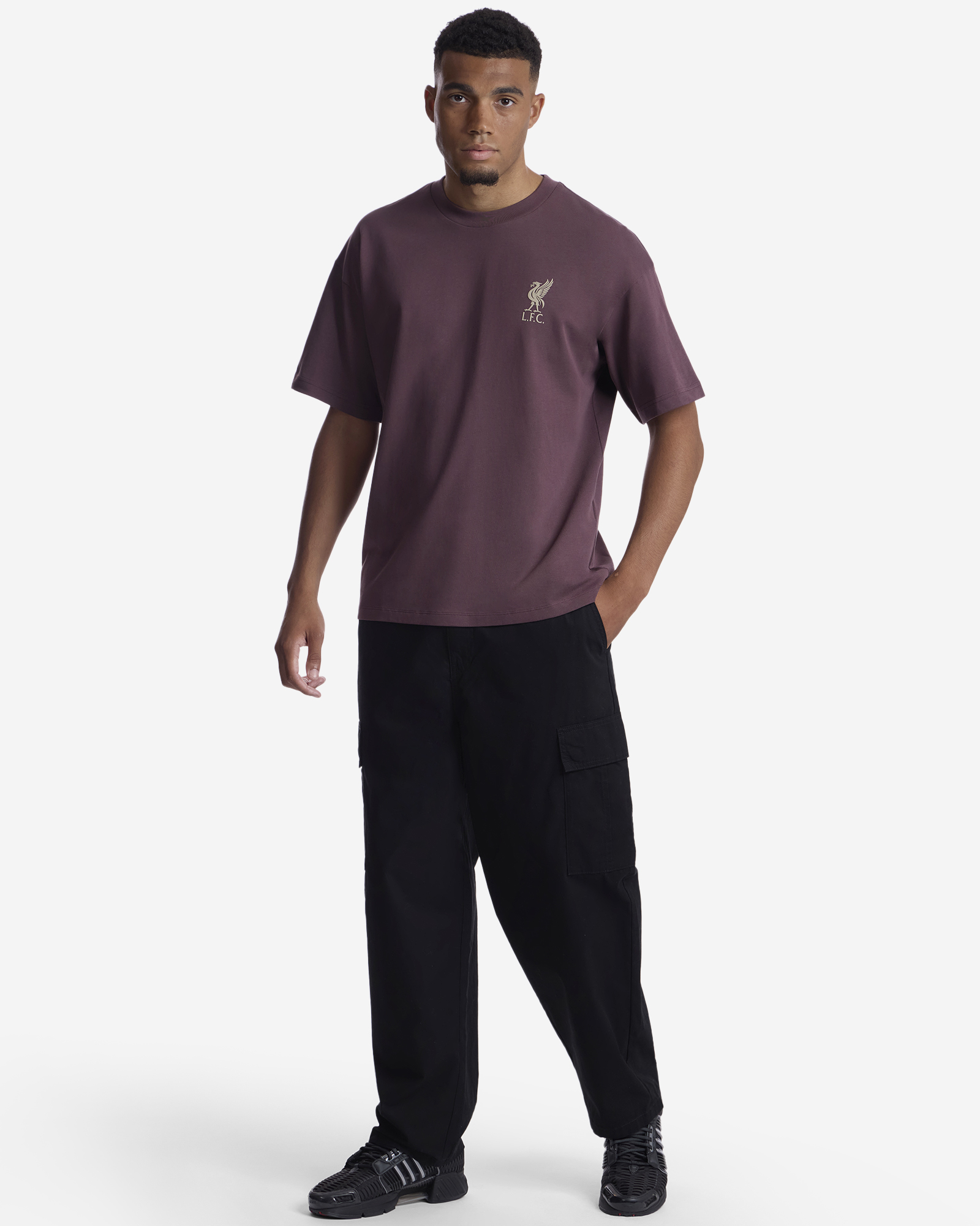 Camiseta abstracta extragrande LFC YNWA Huckleberry para hombre - Image 3