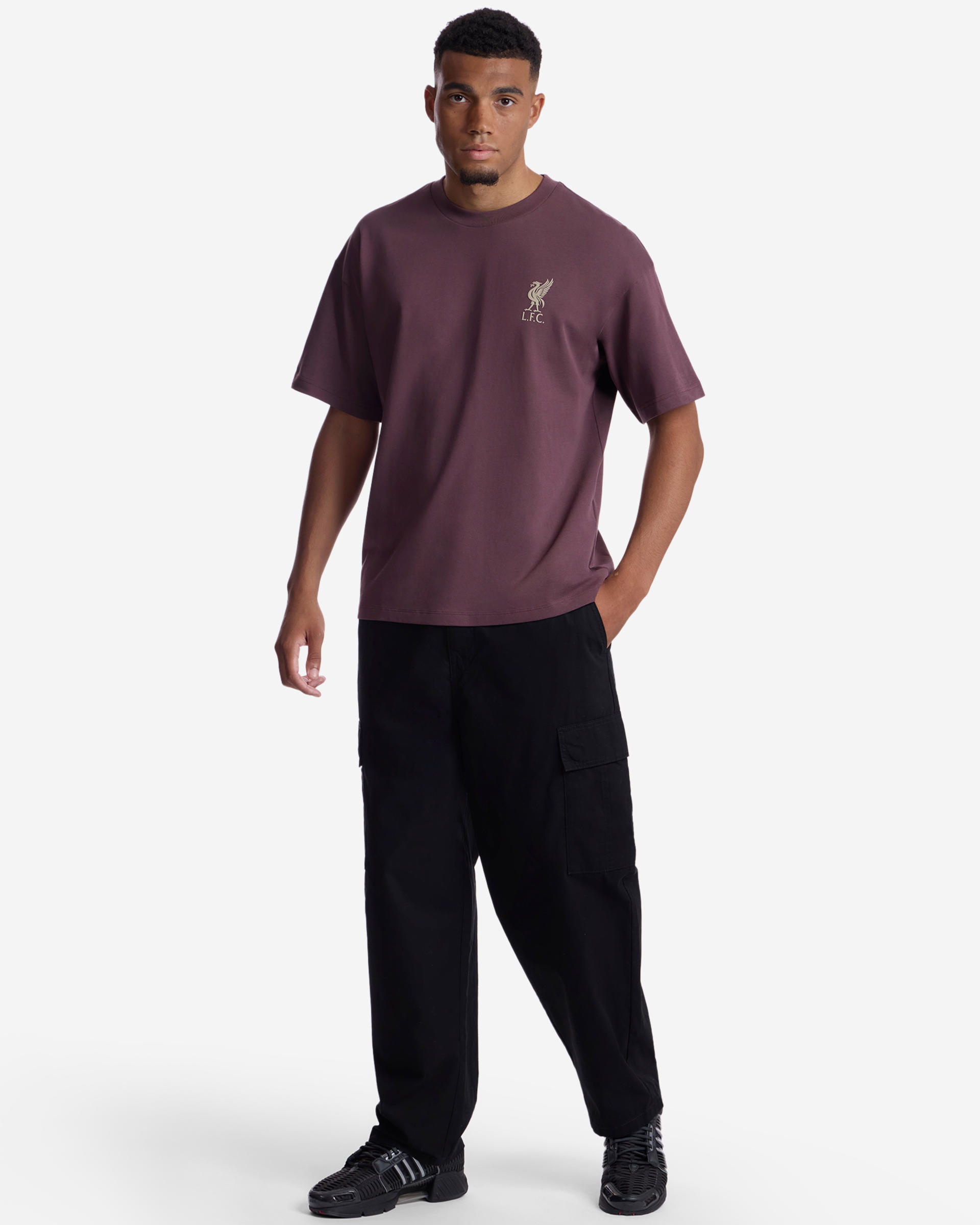 Camiseta abstracta extragrande LFC YNWA Huckleberry para hombre - Image 3