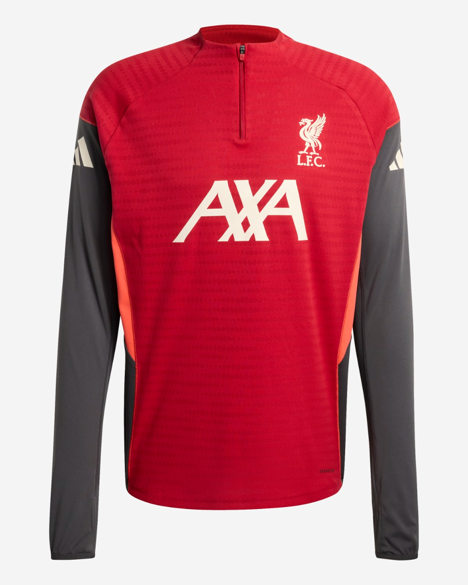  Liverpool FC 長袖 トレーニングシャツ LFC adidas Mens 25/26 Pro-Training Top Red