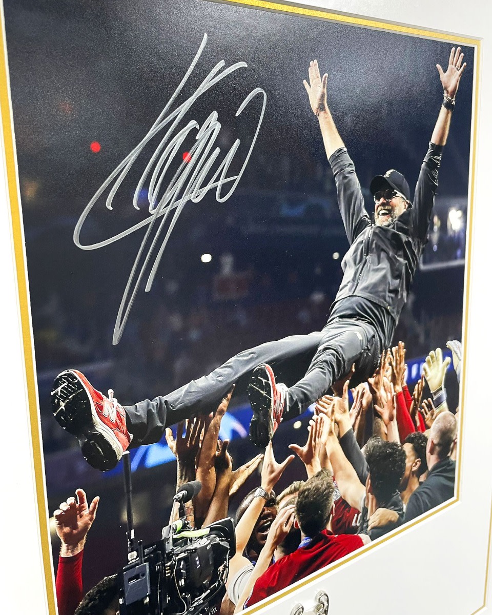Von LFC signiertes Klopp-Bild von Madrid, gerahmt - Image 4