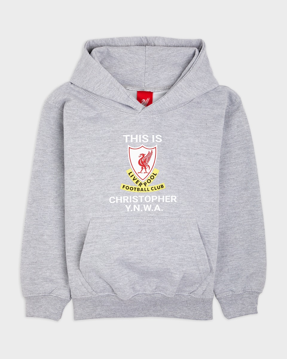 LFC Junior 这是安菲尔德个性化灰色连帽衫 - Image 2