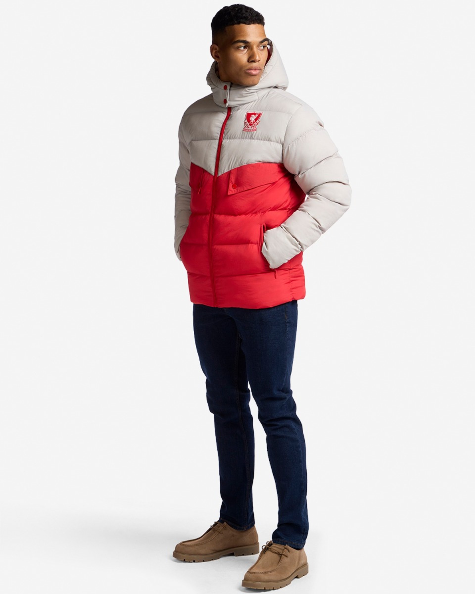 LFC Herren 88/89 Puffa Jacke Grau - Image 4