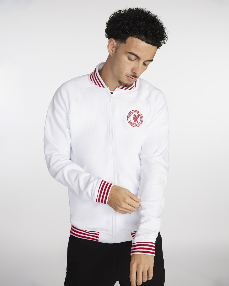 LFC Mens Rome 77 Walkout Jacket White - Image 2
