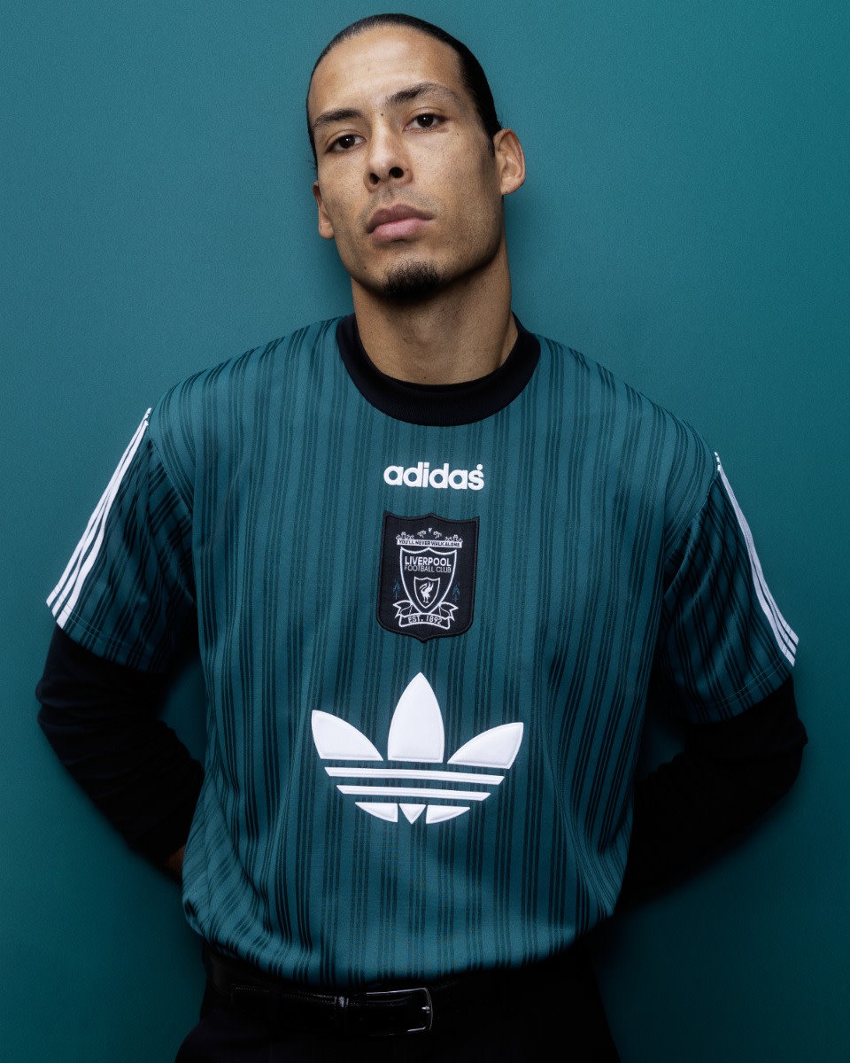 T-shirt LFC Adidas Bringback 95-96 pour adultes, vert - Image 1