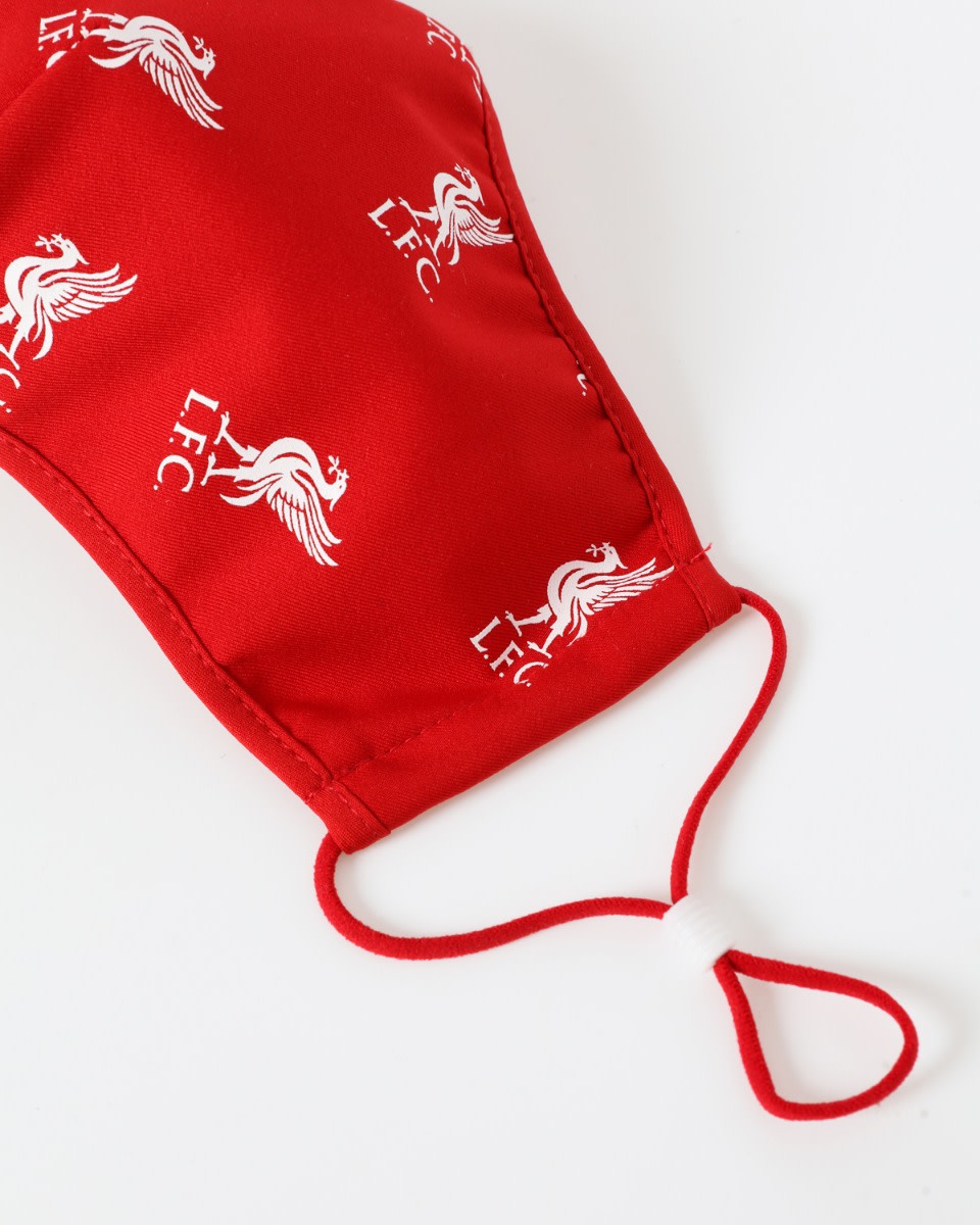 LFC Junior Liverbird Print Red Face Cover - Image 3