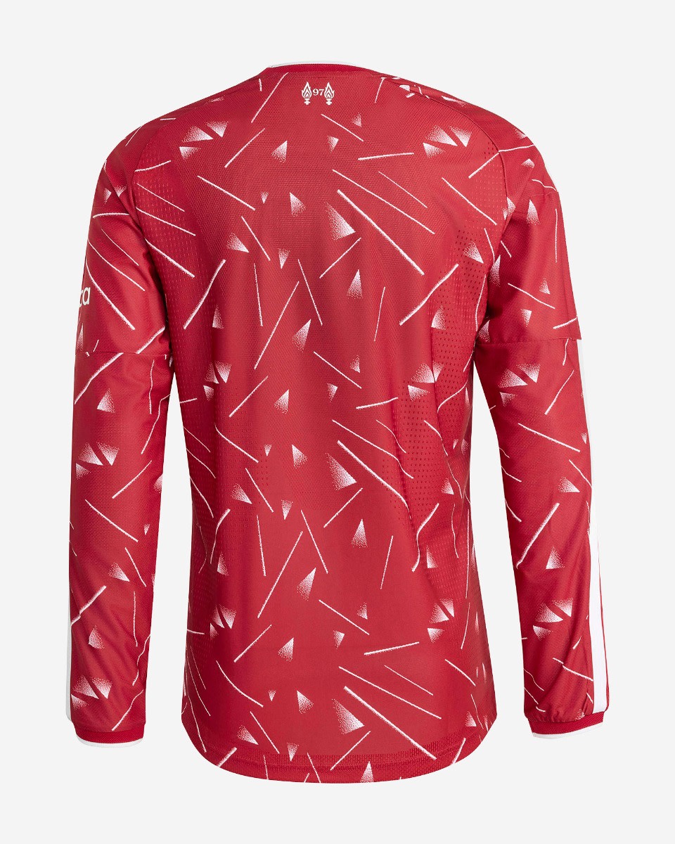 LFC adidas Mens 26/27 Home Authentic Long Sleeve Jersey - Image 3