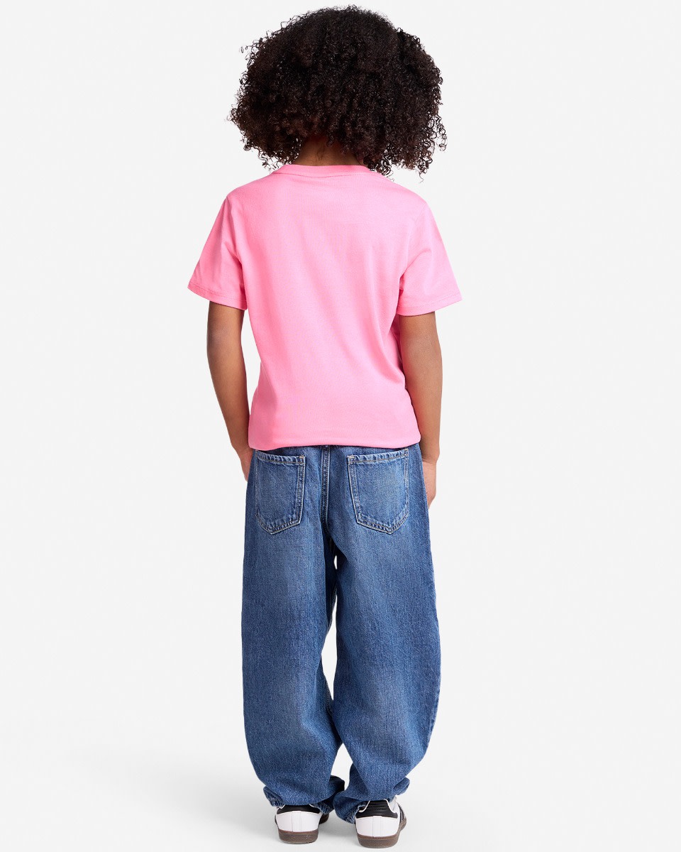 LFC Juniors YNWA Foil Tee Pink - Image 4