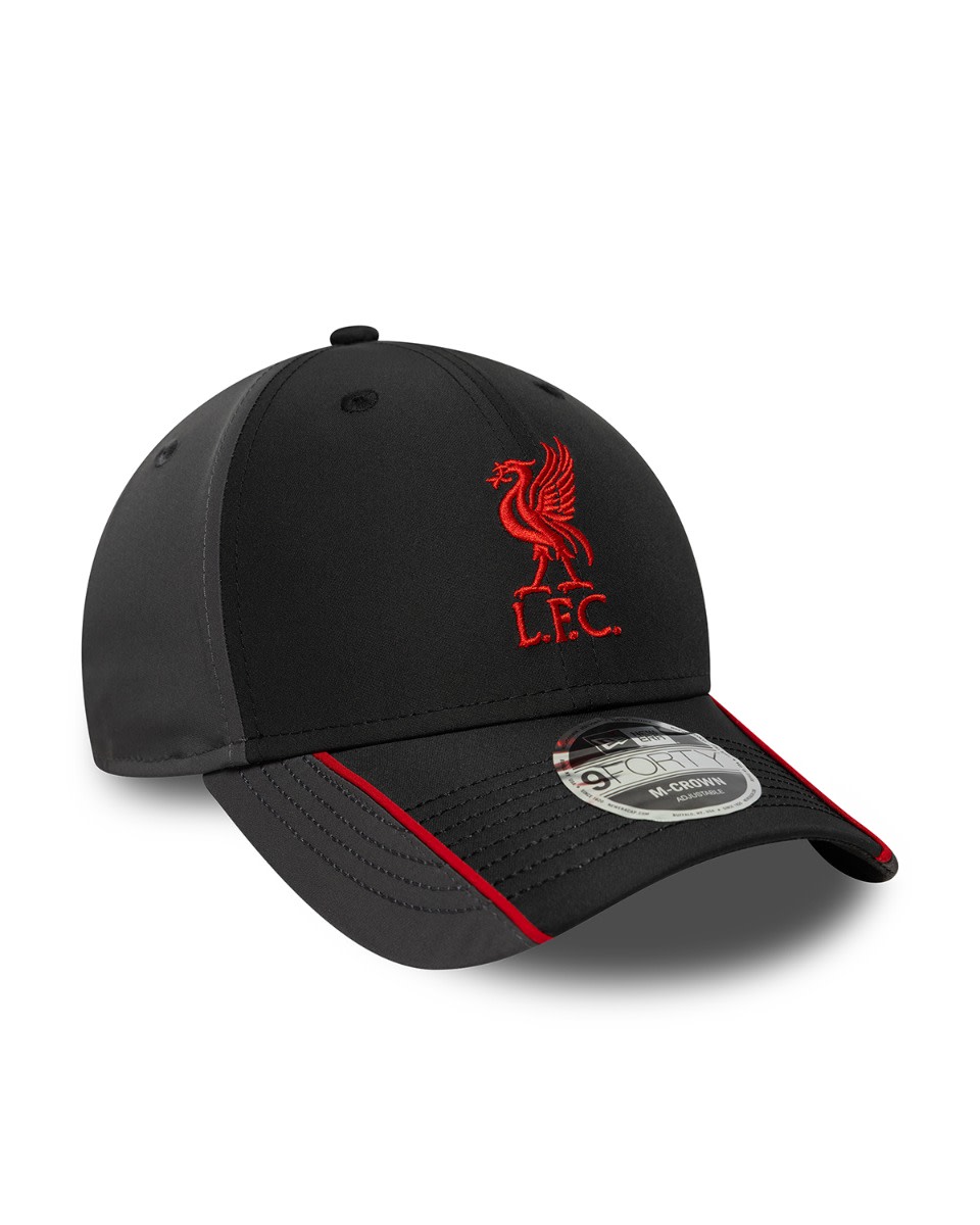 LFC New Era 9FORTY Liverbird Kasket Sort & Grå - Image 3
