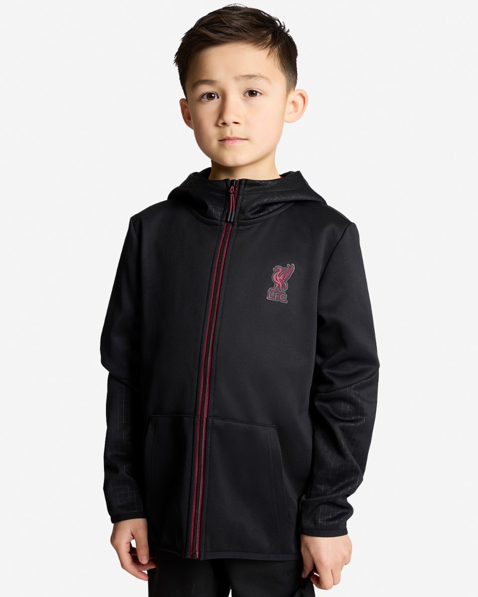 LFC 婴儿连帽拉链上衣黑色 - Image 1
