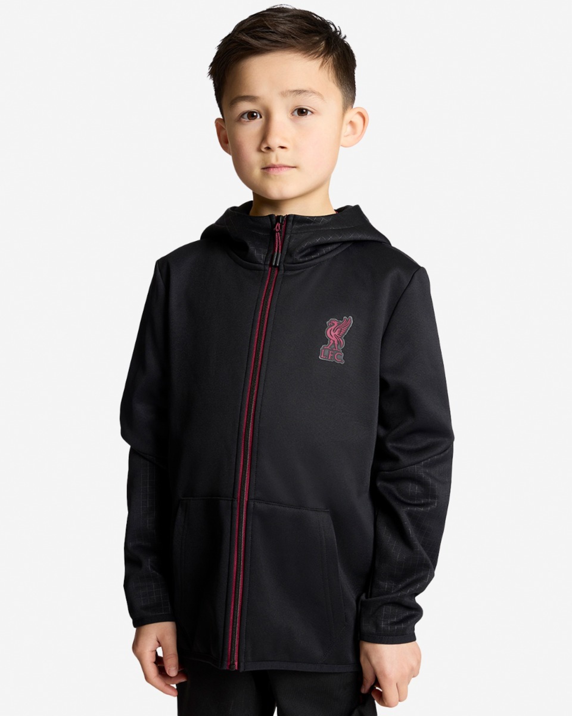 เสื้อซิปฮู้ด LFC สำหรับเด็กทารก สีดำ - Image 1