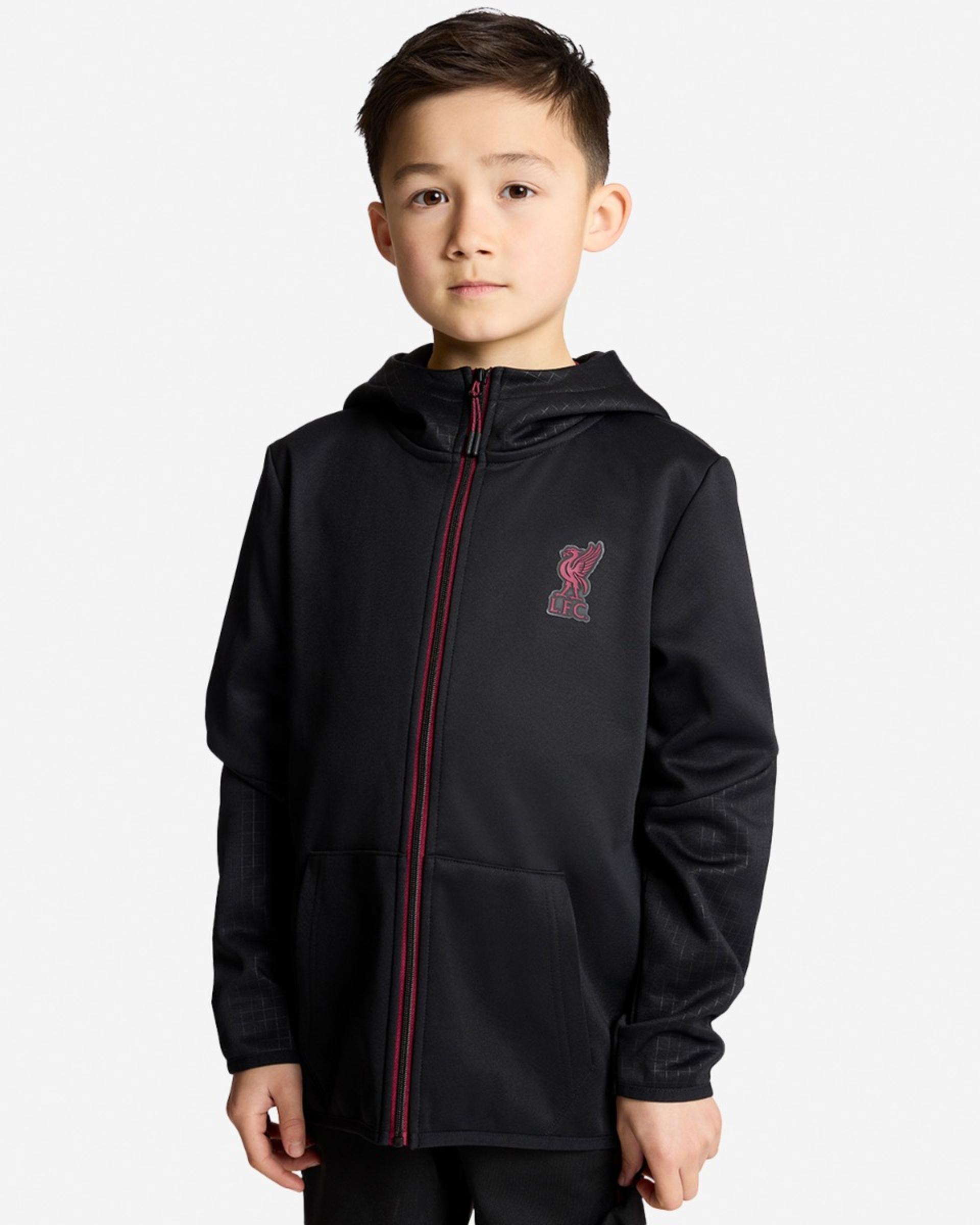 เสื้อซิปฮู้ด LFC สำหรับเด็กทารก สีดำ - Image 1