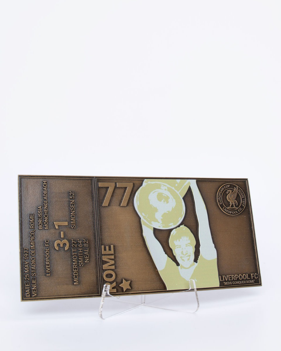 LFC European Cup Final 1977 Collectible Ticket - Image 1