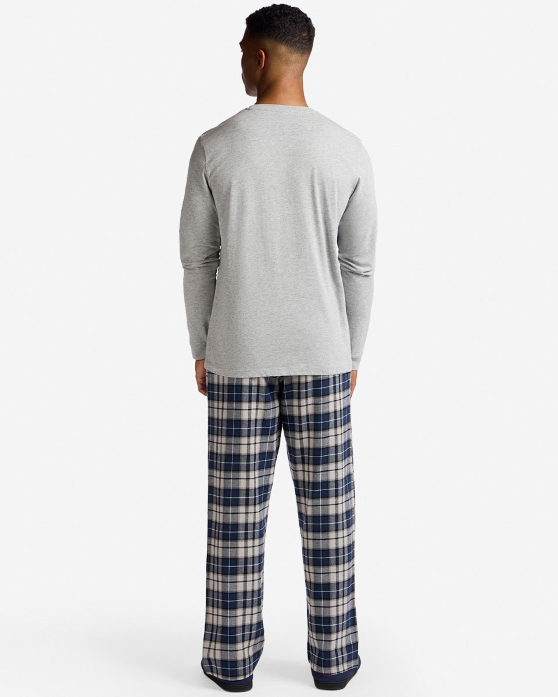 LFC Herre Long Check Pyjamasæt Grå - Image 2