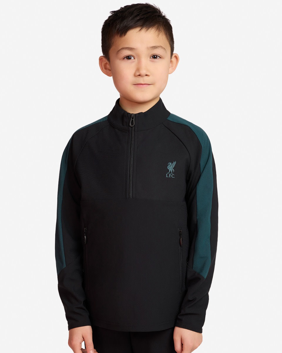 LFC Juniors Zip Through Top Black - Image 4