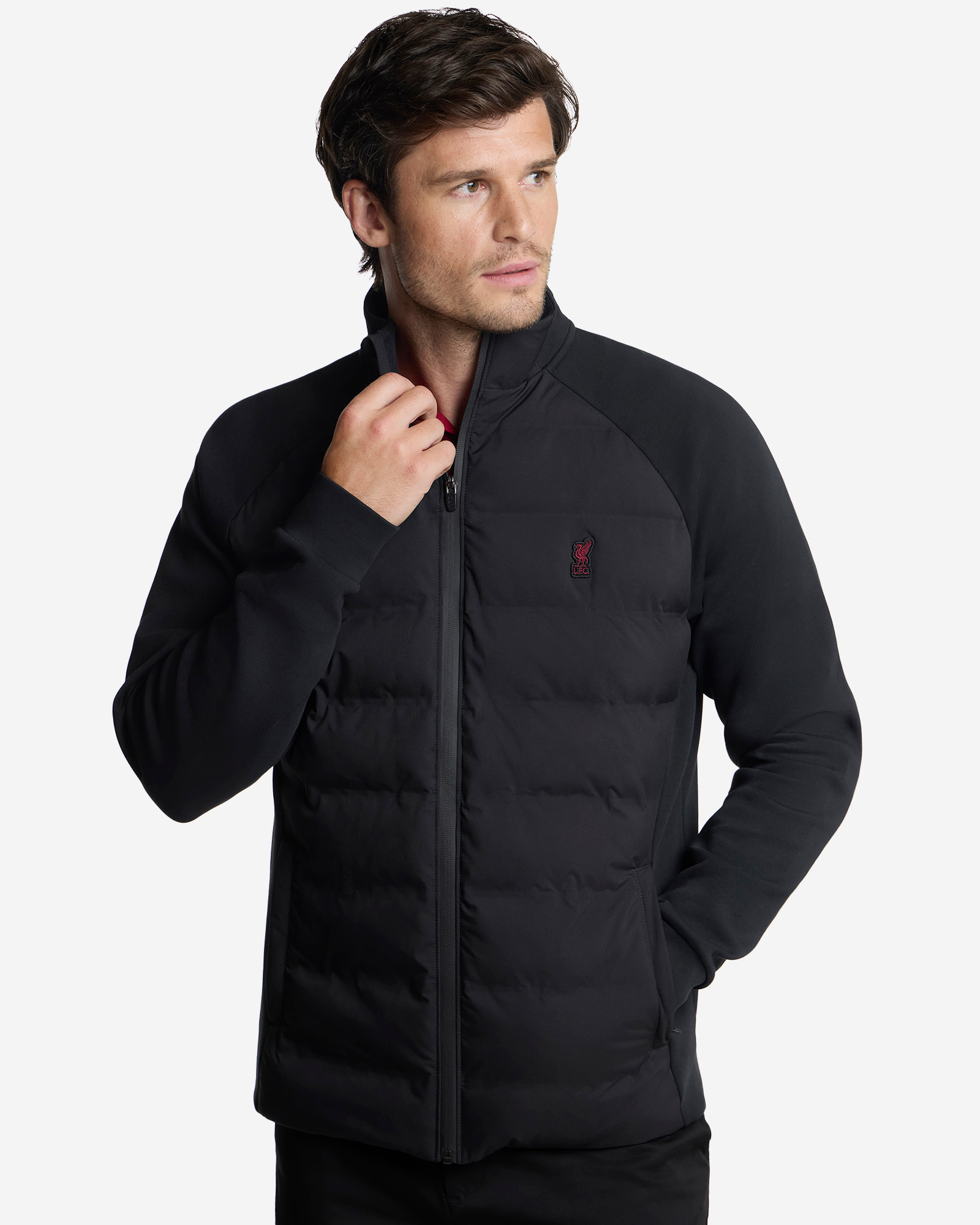 LFC Firma Mens Zip Through Jacket Black - Image 2
