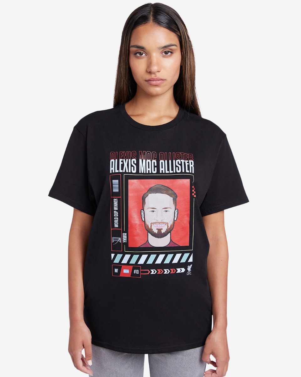 LFC Adults Mac Allister Tee Black - Image 1